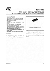 DataSheet TDA7468D pdf